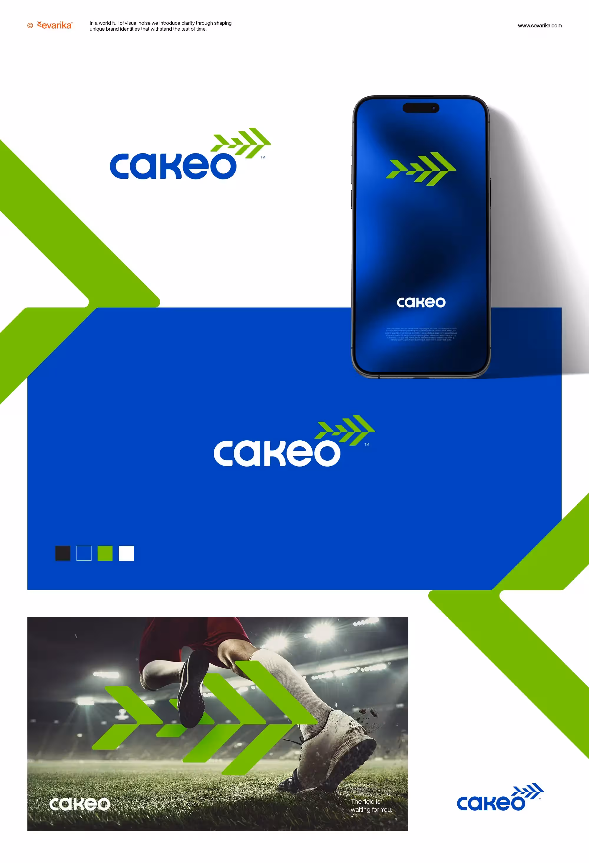Cakeo Logo Design - Modern Brand Identity
